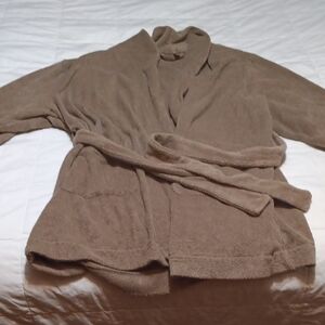 SKIMS Taupe Plush Robe